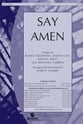 Say Amen SATB choral sheet music cover